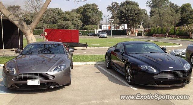 Aston Martin Vantage spotted in Lima, Peru