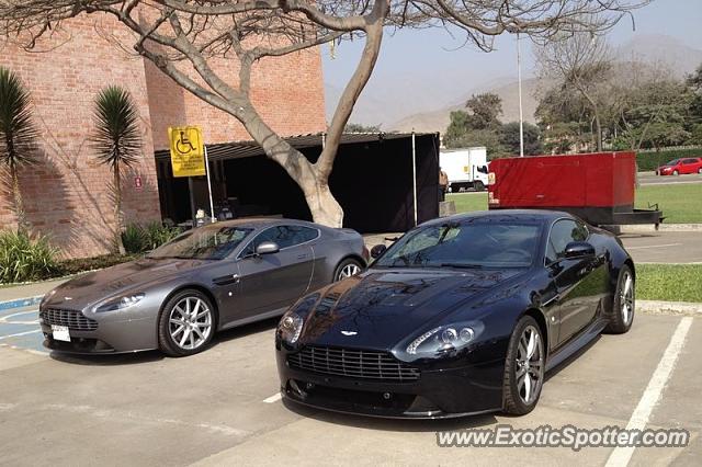 Aston Martin Vantage spotted in Lima, Peru