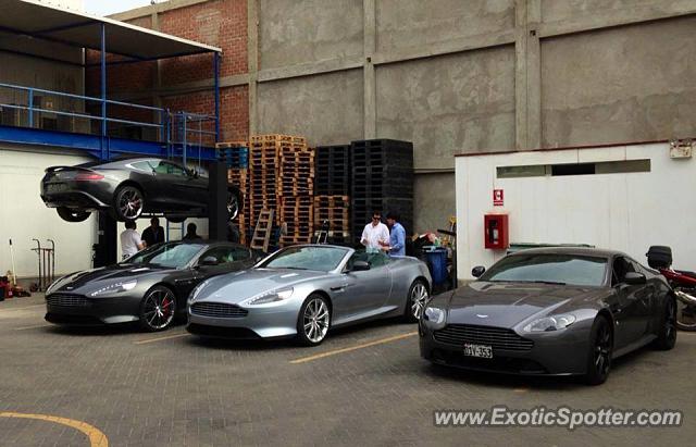 Aston Martin DB9 spotted in Lima, Peru