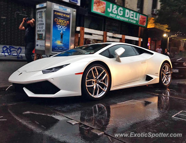 Lamborghini Huracan spotted in Manhattan, New York