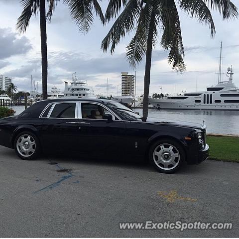 Rolls-Royce Phantom spotted in Fort Lauderdale, Florida