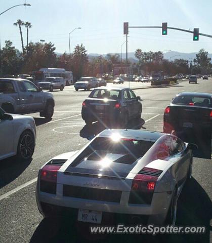 Lamborghini Gallardo spotted in Riverside, California