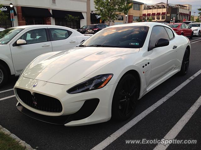 Maserati GranTurismo spotted in Center valley, Pennsylvania