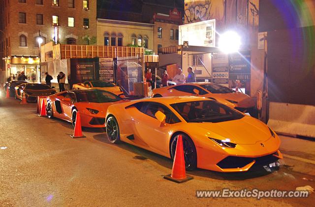 Lamborghini Huracan spotted in Montreal, Canada