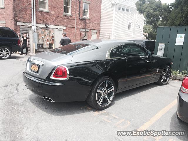 Rolls-Royce Wraith spotted in Newport, Rhode Island