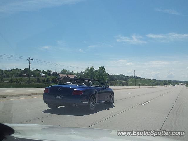 Bentley Continental spotted in Parker, Colorado