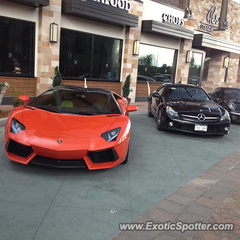 Lamborghini Aventador spotted in Lone Tree, Colorado