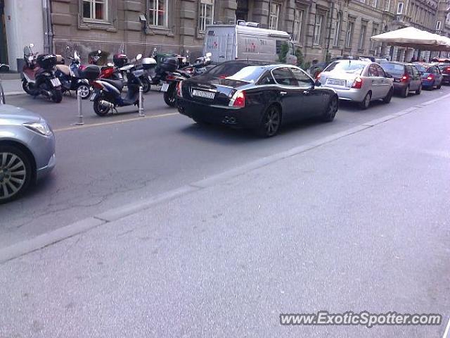 Maserati Quattroporte spotted in Zagreb, Croatia