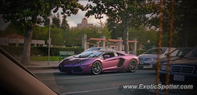 Lamborghini Aventador spotted in Beverly Hills, California