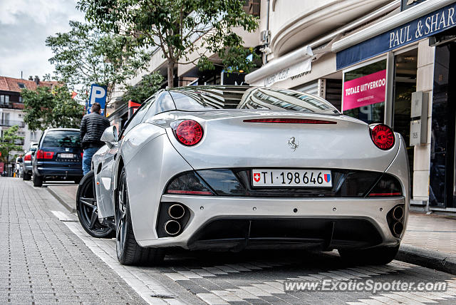 Ferrari California spotted in Knokke-Heist, Belgium