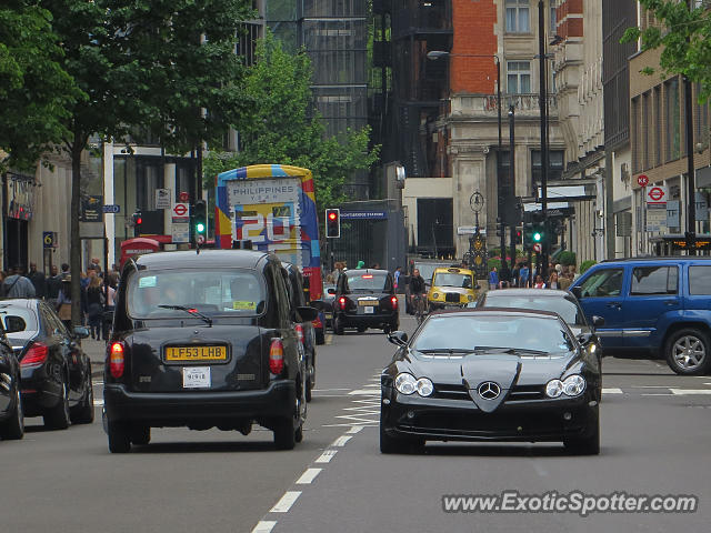 Mercedes SLR spotted in London, United Kingdom