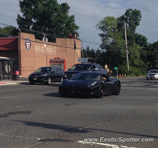 Ferrari 458 Italia spotted in Howell, New Jersey