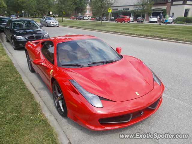 Ferrari 458 Italia spotted in Cincinnati, Ohio