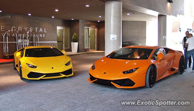 Lamborghini Huracan spotted in Montreal, Canada