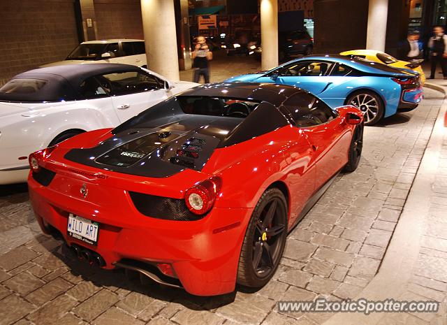 Ferrari 458 Italia spotted in Montreal, Canada