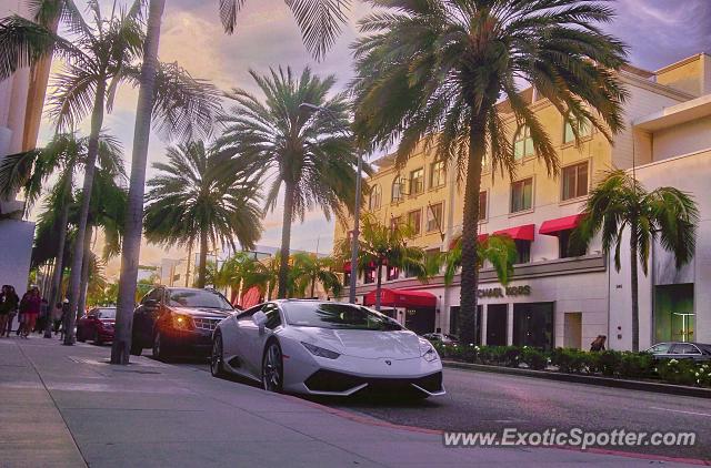 Lamborghini Huracan spotted in Beverly Hills, California