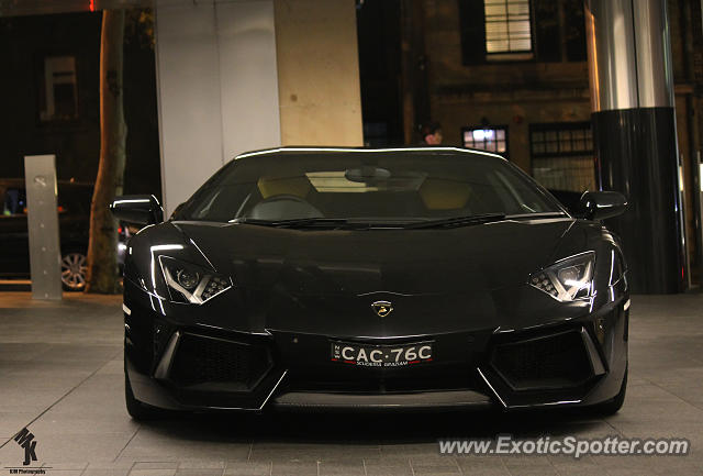 Lamborghini Aventador spotted in Sydney, Australia