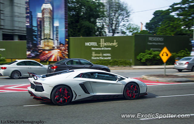 Lamborghini Aventador spotted in Kuala Lumpur, Malaysia