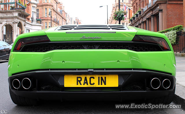 Lamborghini Huracan spotted in London, United Kingdom