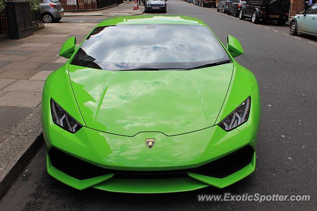 Lamborghini Huracan spotted in London, United Kingdom