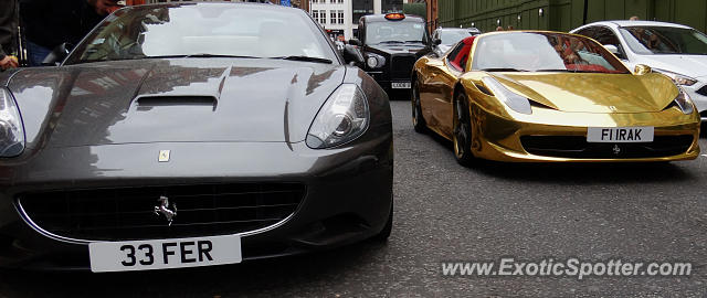 Ferrari California spotted in London, United Kingdom