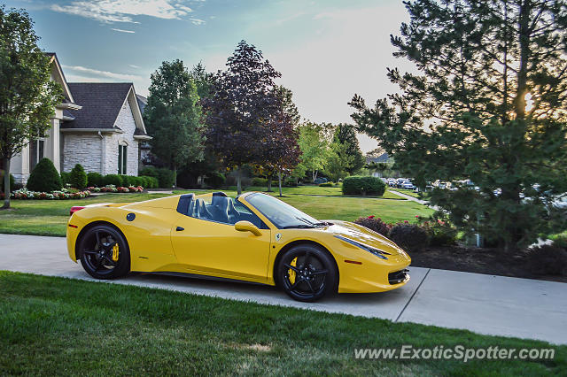 Ferrari 458 Italia spotted in Cincinnati, Ohio