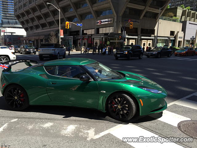 Lotus Evora spotted in Toronto, Canada