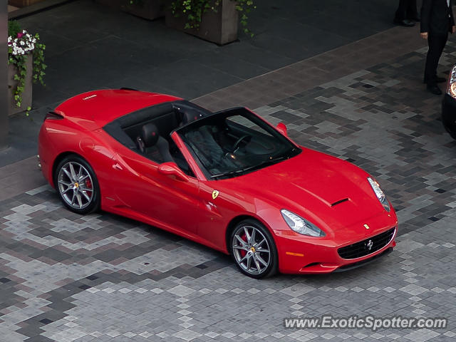 Ferrari California spotted in Toronto, On, Canada