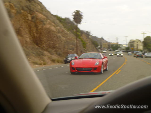 Ferrari 599GTB spotted in Malibu, California