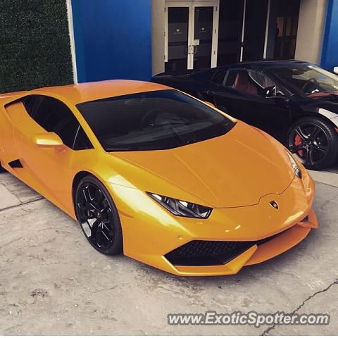 Lamborghini Huracan spotted in Fort Lauderdale, Florida
