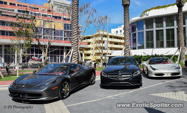 Ferrari 458 Italia spotted in Miami, Florida