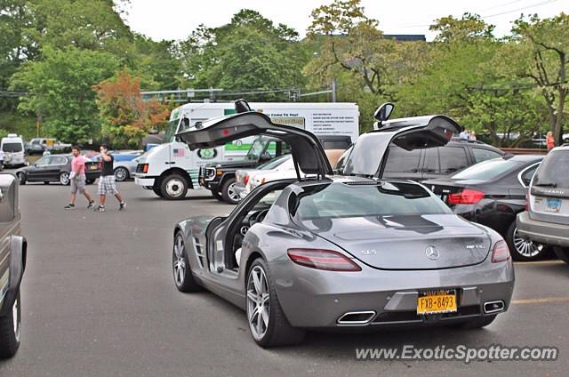 Mercedes SLS AMG spotted in Greenwich, Connecticut