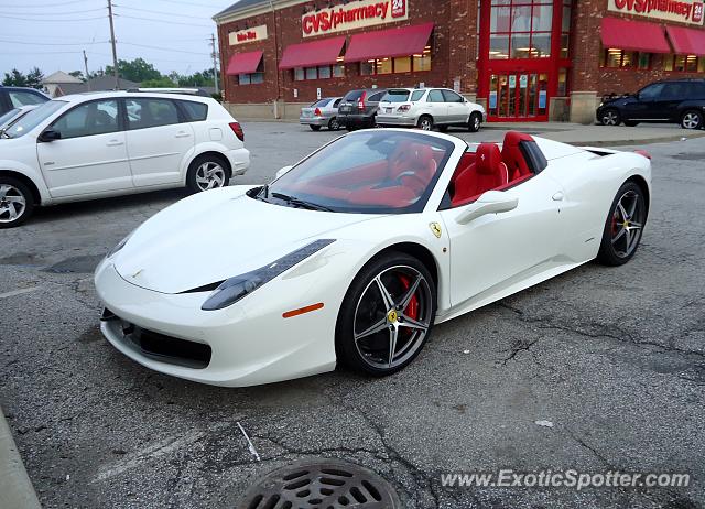 Ferrari 458 Italia spotted in Pepper Pike, Ohio