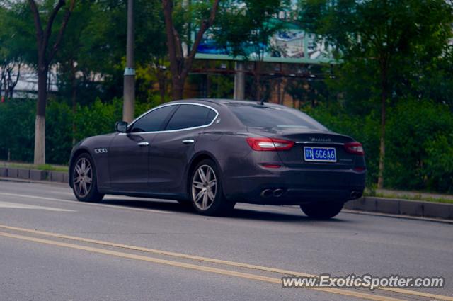 Maserati Quattroporte spotted in Beijing, China