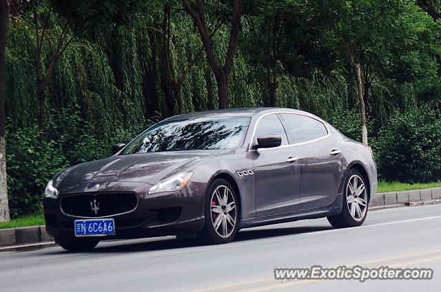 Maserati Quattroporte spotted in Beijing, China