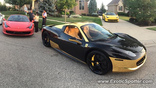 Ferrari 458 Italia spotted in Cincinnati, Ohio