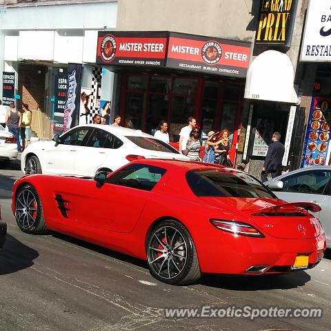 Mercedes SLS AMG spotted in Montreal, Canada