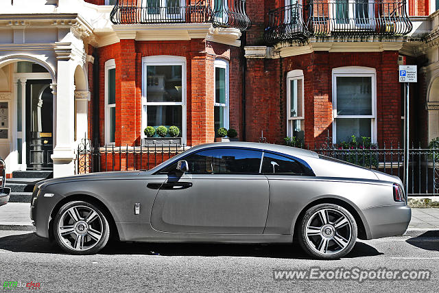 Rolls-Royce Wraith spotted in London, United Kingdom