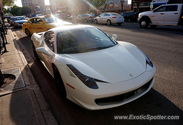 Ferrari 458 Italia spotted in Edmonton, Canada