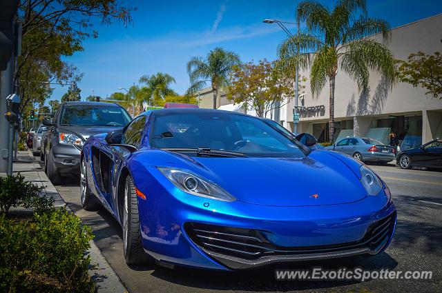 Mclaren MP4-12C spotted in Beverly Hills, California