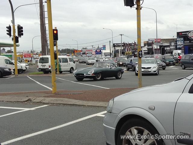 Jaguar E-Type spotted in Auckland, New Zealand