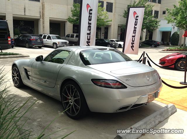 Mercedes SLS AMG spotted in Houston, Texas