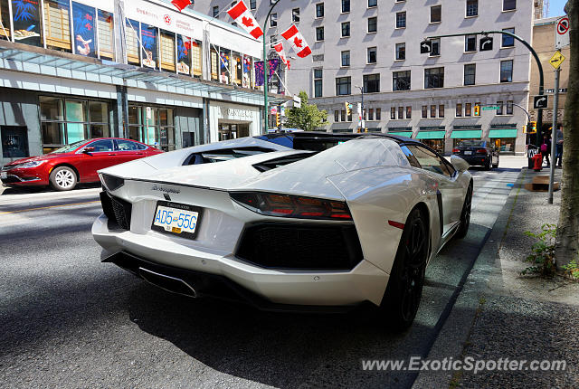 Lamborghini Aventador spotted in Vancouver, Canada