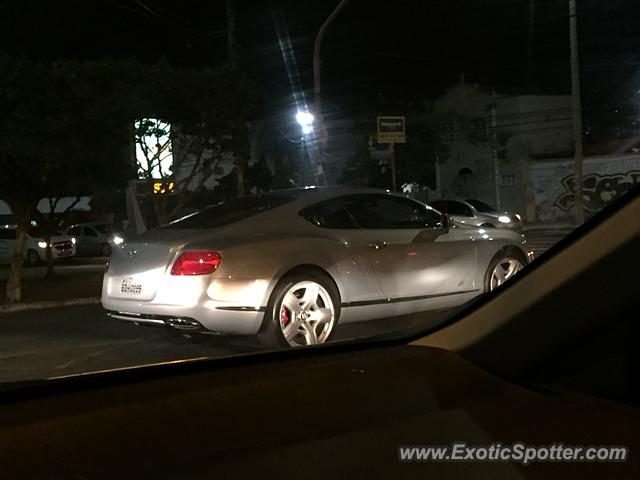 Bentley Continental spotted in Fortaleza, Brazil