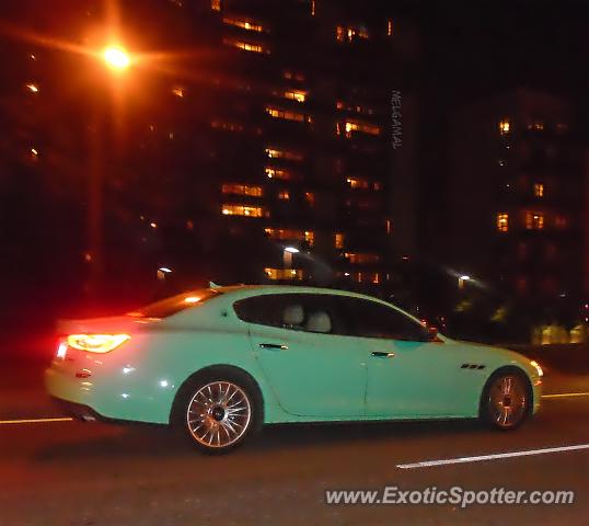 Maserati Quattroporte spotted in Toronto, Canada