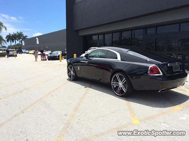 Rolls-Royce Wraith spotted in Fort Lauderdale, Florida