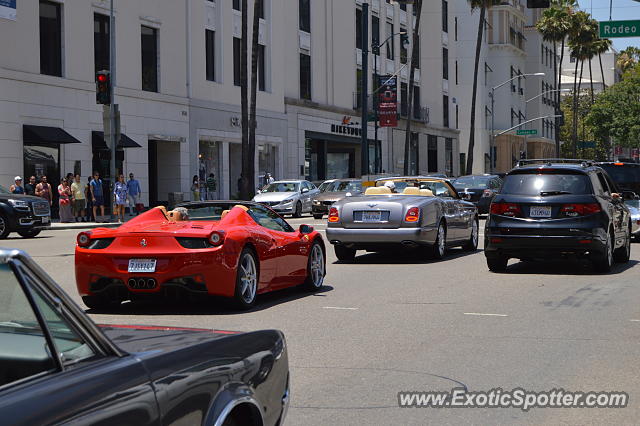 Ferrari 458 Italia spotted in Beverly Hills, California