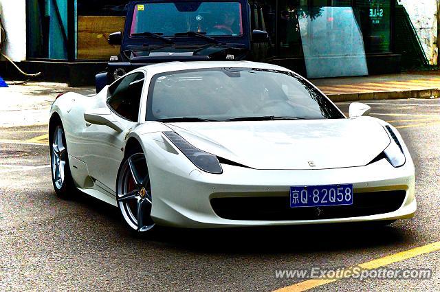 Ferrari 458 Italia spotted in Beijing, China