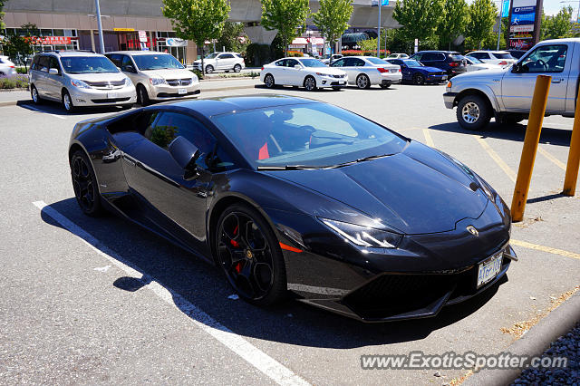 Lamborghini Huracan spotted in Vancouver, Canada