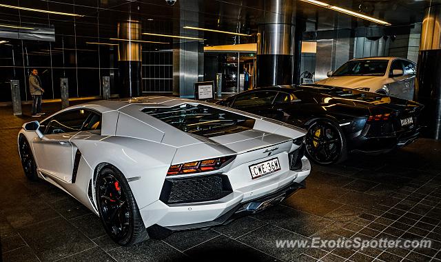 Lamborghini Aventador spotted in Sydney, Australia